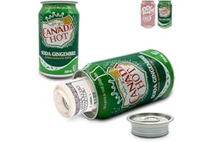 Canada HOT Soda Can Diversion Safe – Realistic Hidden Safe Stash for Cash, Jewelry, Keys & Small Valuables – Secret Storage C
