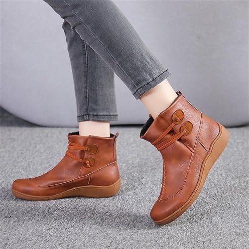 Ankle Boots for Women Low Heel Arch Support,Womens Fashion Ankle