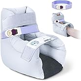 EZ Assistive 1pc Heel Protector Cushion Foot Pillow Remove Pressure and Bedsores,Heel Protectors for Pressure Sores for Heal Protection (Gray, Standard)