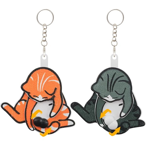 Porte-clés En Forme De Chat Malicieux Porte-clés Interactif Femmes Chats Jouant Avec Ses Boules Porte-clés Sensoriel Pendentif Amusant Pour Sacs Trousse À Crayons (Blanc Porte-clés En Forme De Chat Malicieux Porte-clés Interactif Femmes Chats Jouant Avec Ses Boules Porte-clés Sensoriel Pendentif Amusant Pour Sacs Trousse À Crayons (Blanc