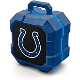 SOAR NFL Shockbox LED Wireless Bluetooth Speaker - Water Resistant IPX4, 5.0 Bluetooth with Over 5 Hours of Play Time - Small Portable Speaker - Officially Licensed NFL, Perfect Home & Outdoor Speaker