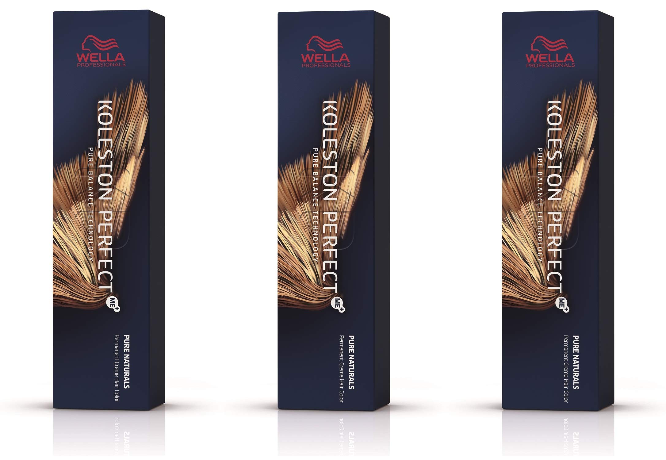 Wella Koleston Perfect Me+ KP Pure Naturals 88/0 Light Blonde Intensive Natural - Pack of 3