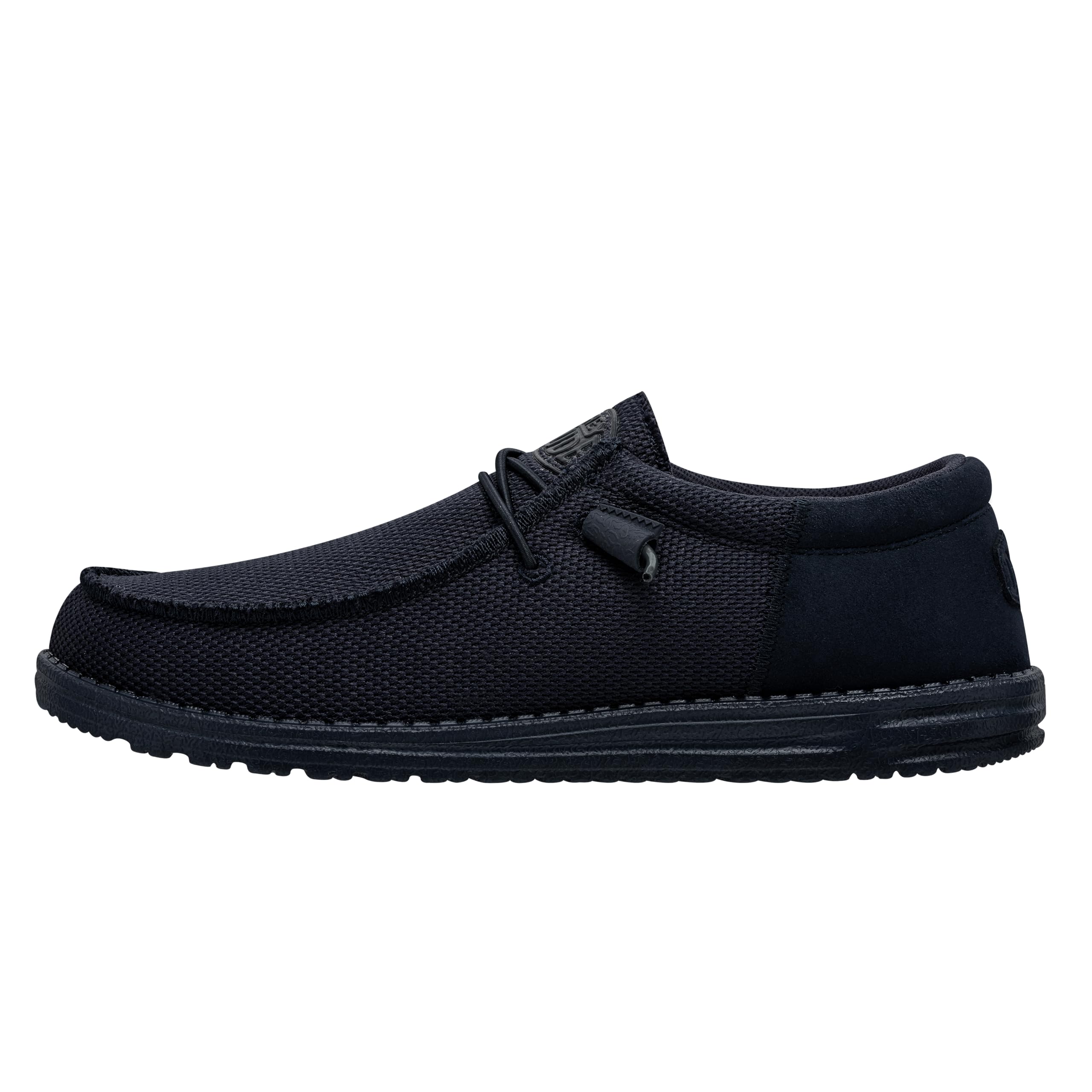 HEYDUDE Men's Wally Funk Mono Navy Size 6| Men's Loafers | Men's Slip On Shoes | Comfortable & Light-Weight Image