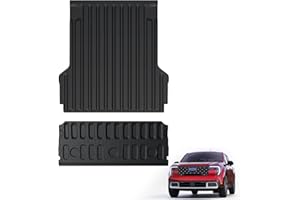 Mabett Truck Bed Mat and Tailgate mat for Ford Maverick Accessories 2025 2024 2023 2022, Replacement All-Weather Truck Bed Liner Custom Fit Maverick Gasoline/Hybrid
