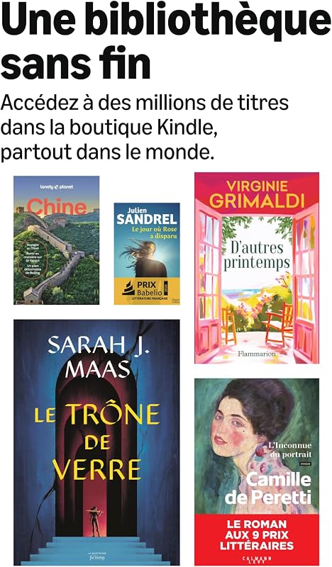 Kindle Colorsoft 16 Go (nouvelle génération) : désormais plus fin et plus léger, avec écran couleur 7" et éclairage chaud - Graphite