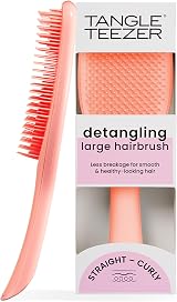Tangle Teezer Large Ultimate Detangler Peach Glow - Wet & Dry Detangling Brush