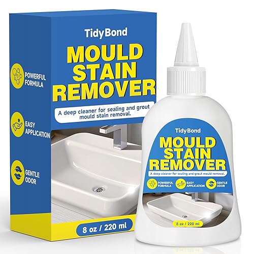 Mould and Mildew Remover Gel, 220ml Heavy Duty Mould Stain Cleaner - Deep Clean for Washing Machine Seals, Rubber Gasket, Bathroom Grout, Tile, Shower, Caulk
