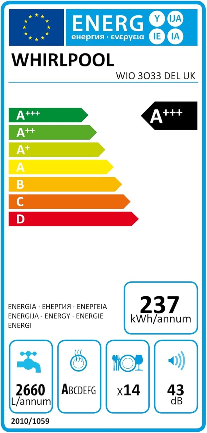 whirlpool wio 3o33 del uk