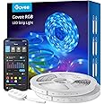Govee LED Strip Lights 100ft, LED Lights for Bedroom, WiFi RGB LED Lights Work with Alexa and Google Assistant, 64 Modes and Music Sync, Strip Lights for Indoor, Home Decor, 2 Rolls of 50ft