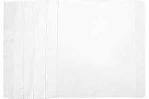 Kushies D1026 6 Pack Washable Flat Diapers, White