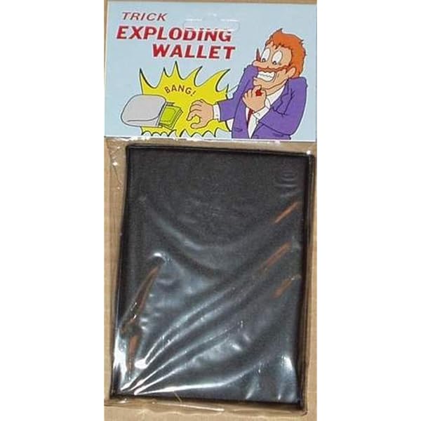 Amazon Com Exploding Wallet Prank Gag Gift Toys Games
