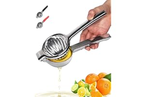 JOYIT Orange Lemon Squeezer Stainless Steel - Large Manual Citrus Press Juicer, Premium Quality Lime Juicer, Heavy Duty Solid