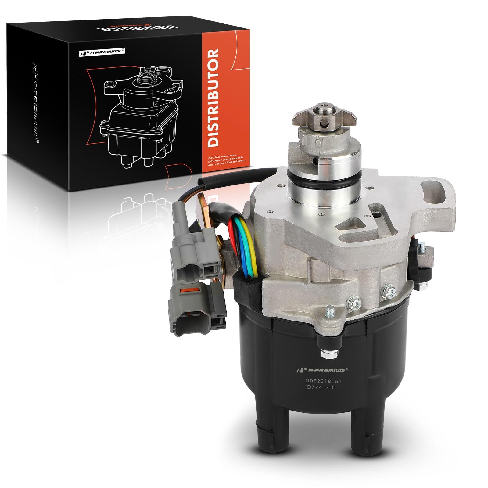 Photo 1 of A-Premium Ignition Distributor with Module and Cap and Rotor Compatible with Toyota Corolla 1993-1995, Celica 1994-1995 & Geo Prizm 1993-1995, 1.6L 1.8L
