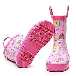WTW Toddler and Kids Rain Boots Unisex-Child