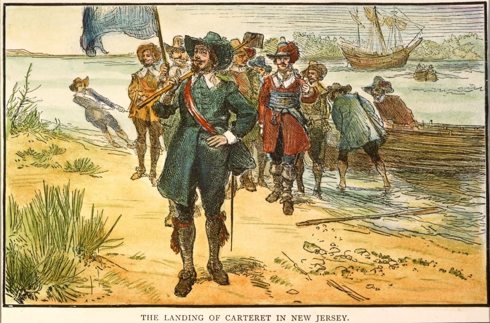 New Jersey Carteret 1665 Nthe Landing Of Philip Carteret To