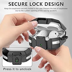Secure Lock Clear Case for Samsung Galaxy Buds 2