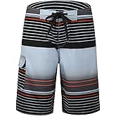 unitop Men's Board Shorts Summer Holiday Surf Trunks Quick Dry