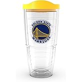 Tervis Made in USA Double Walled NBA Golden State Warriors Insulated Tumbler Cup Keeps Drinks Cold & Hot, 24oz, Primary Logo