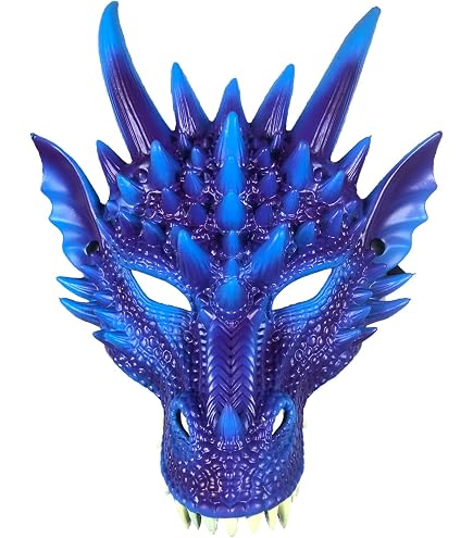 Amazon.com: KIHOARL 3D Dragon Halloween Masquerade Foam Mask