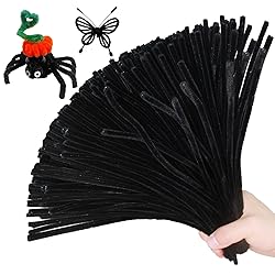 ESUOHYM 200 PCS Black Colors Pipe Cleaners Craft
