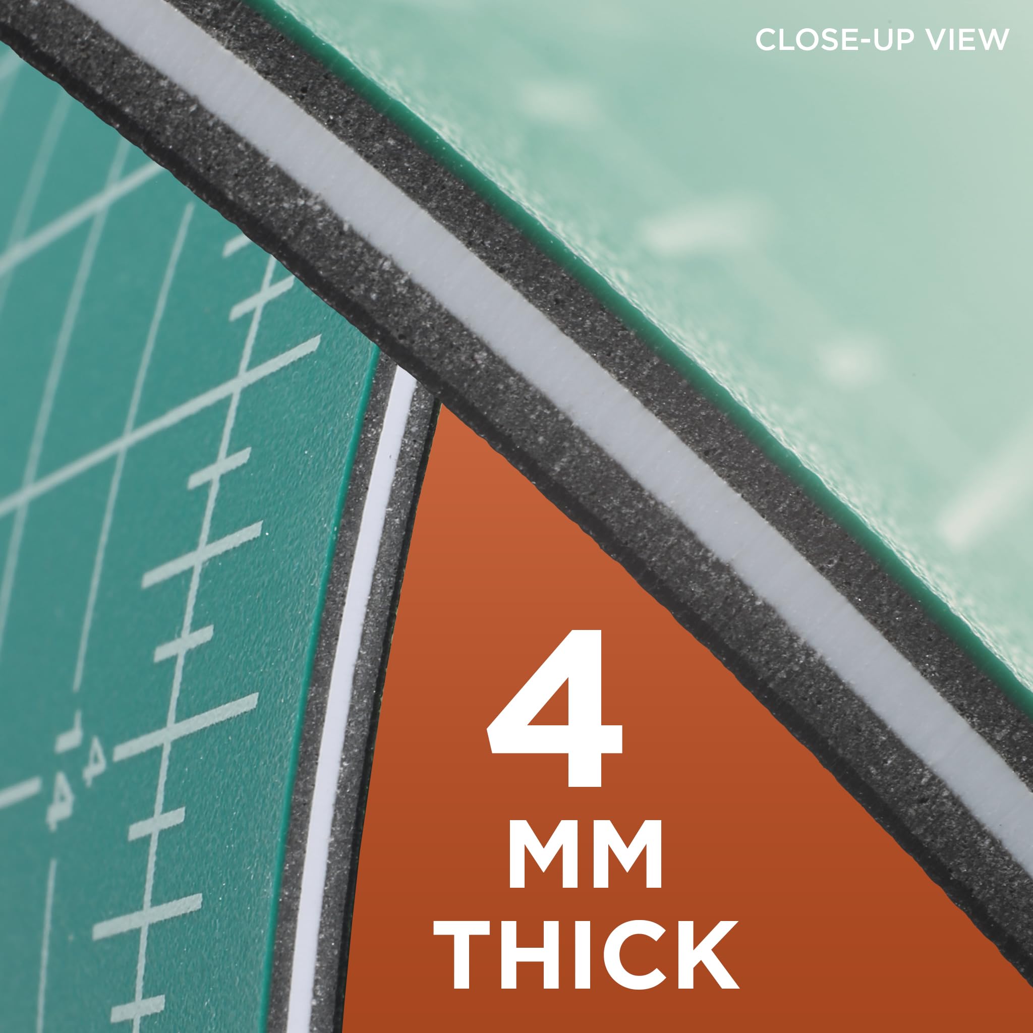 ALVIN GBM Self-Healing Cutting Mat 18 x 36 inch | Double-Sided Green/Black | 5-Layer Gridded Surface for Arts, Crafts and Sewing - Model GBM1836