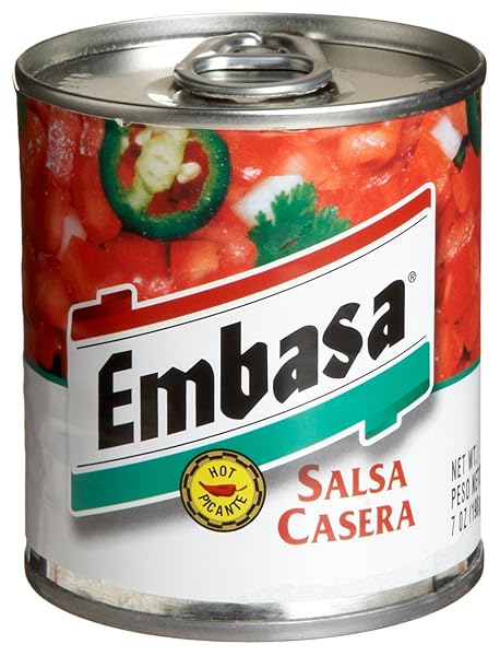 EMBASA SALSA CASERA, HOT, 7 OUNCE