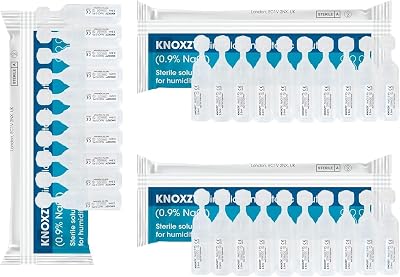 KNOXZY Isotonic Saline Solution 0.9% - 30 Vials for Inhalation