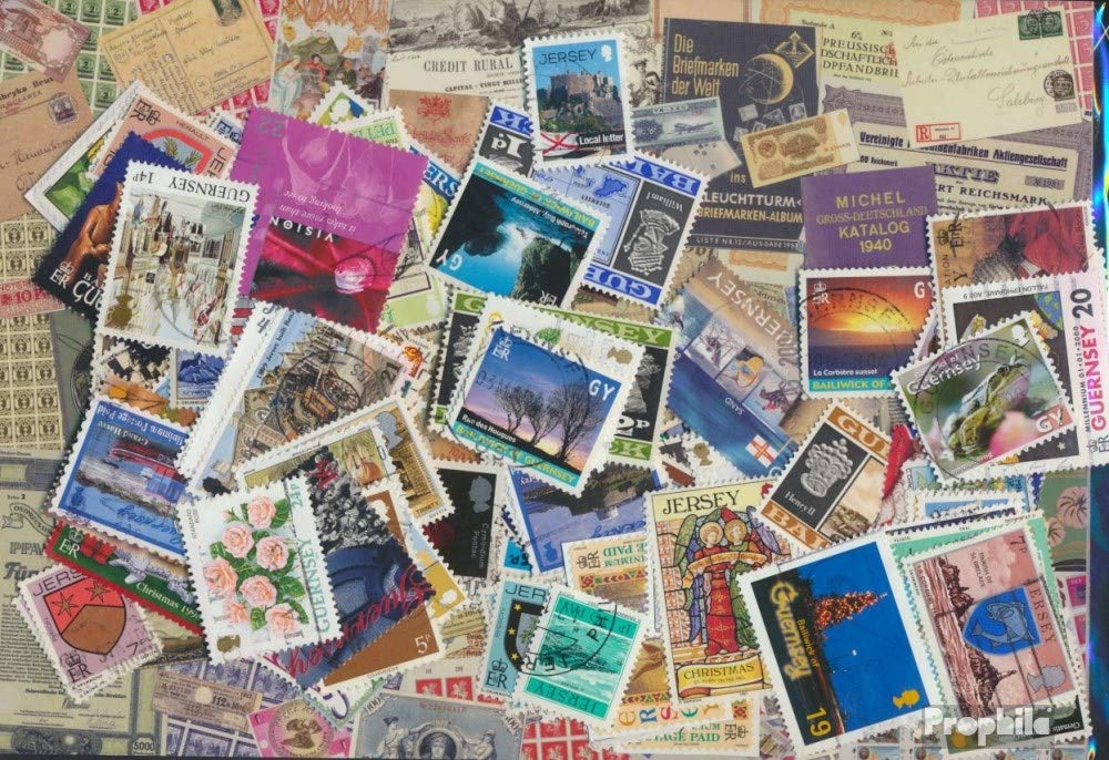Prophila Collection United Kingdom 100 various stamps UK Colonies and Empire (Stamps for collectors)