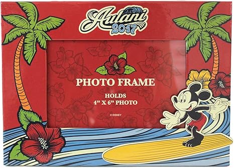 Amazon Co Jp ディズニーアウラニリゾート Aulani アウラニ 限定 ミッキーマウス フォトフレーム 17 4 6 ハワイ限定 コオリナ ホーム キッチン