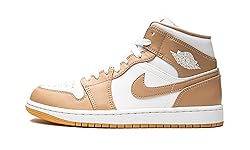 Jordan Mens Air 1 Mid 554724 271 Tan/Gum - Size 14