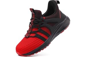 YOLARK Boys Girls Sneakers for Kids Non-Slip Tennis Shoes Fashion Lightweight Breathable Running Sport Athletic