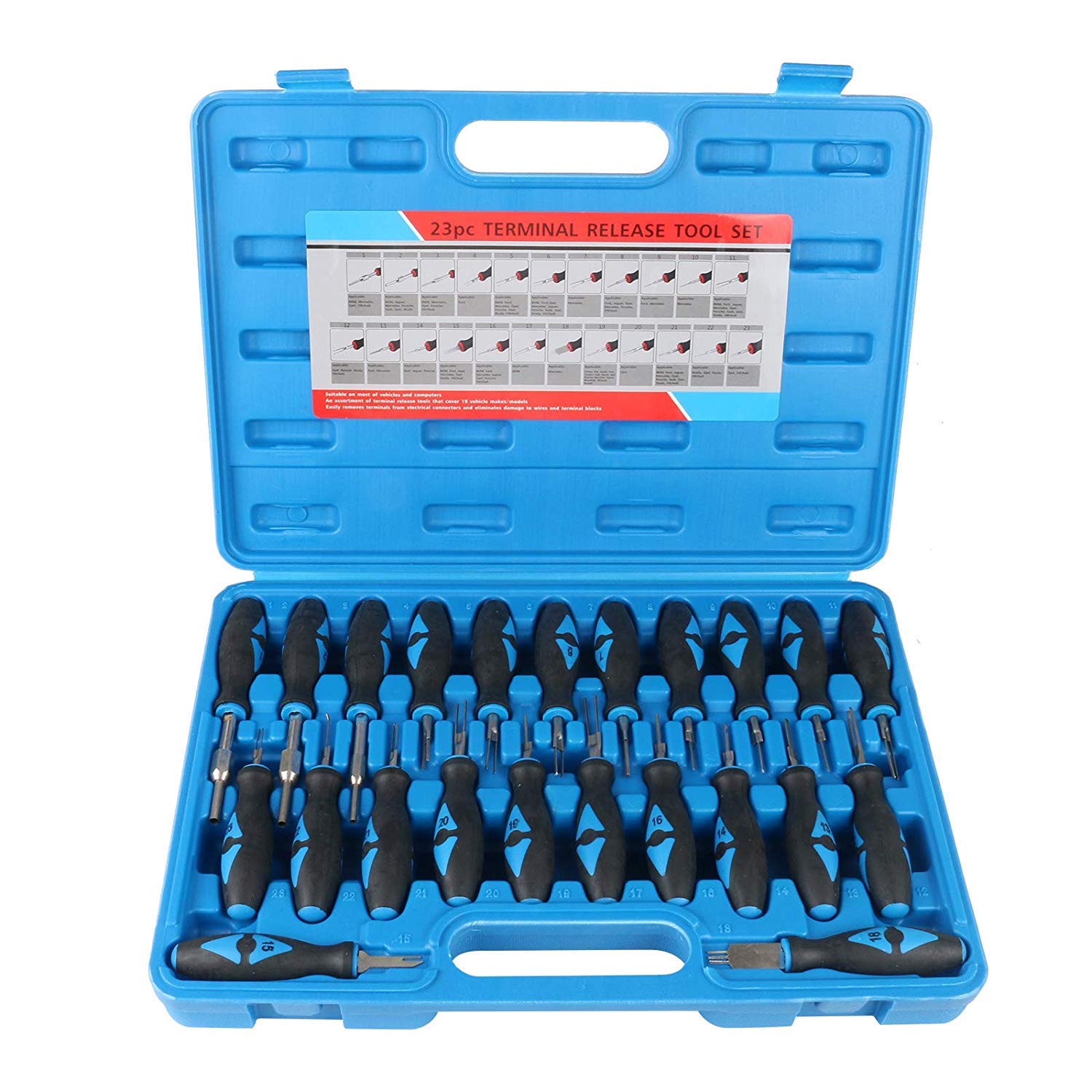 Buy 23pcs Terminal Removal Tool Kit Auto Terminal Release Tool Kit