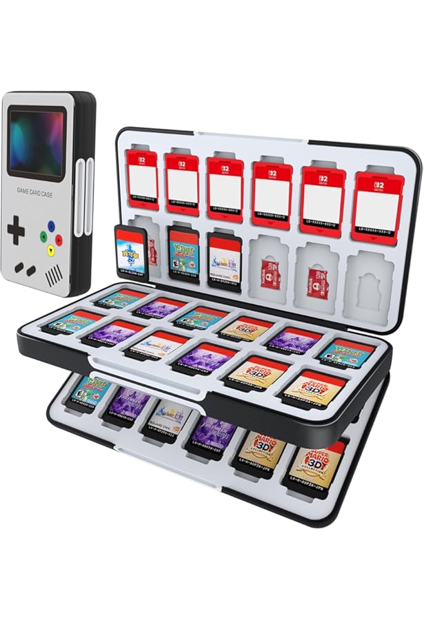 希少 Nintendo Switch Lite ケース メモリーカード付き Amazon.com: 12 Game Card Case Compatible for Nintendo Switch OLED