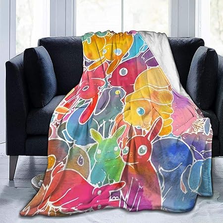 Not Applicable Couverture Couverture En Peluche Sherpa Plaid En Flanelle Lapin Lapin Colore Hommes Et Femmes Couverture En Flanelle Pour Canape Lit Bureau A Domicile Toutes Saisons S Amazon Fr Cuisine Maison