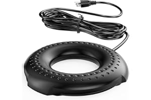 NFESOLAR Bird Bath Heater for Outdoors in Winter, 70W Pond De-Icer with Thermostatic Controlled, Metal Casing, Safe for Birds Chickens Animols, Black