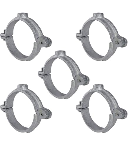 Evecad 20PCS Ceiling Flange Hangers For 3/8 In. Threaded Rod, Ceiling Cover Plate, Ceiling Flange Hanger Plate For DYI Pipes, Uncoated, Faucet Flanges - Canada - View #2