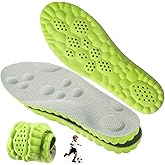 4D Cloud-Soft Comfort Insoles for Kids and Youth - Memory Foam Insoles with Shock Absorption - Trim-to-Fit Arch Support Insoles for Healthy Development of Growing Feet (US Kids 13C - Youth 1Y)