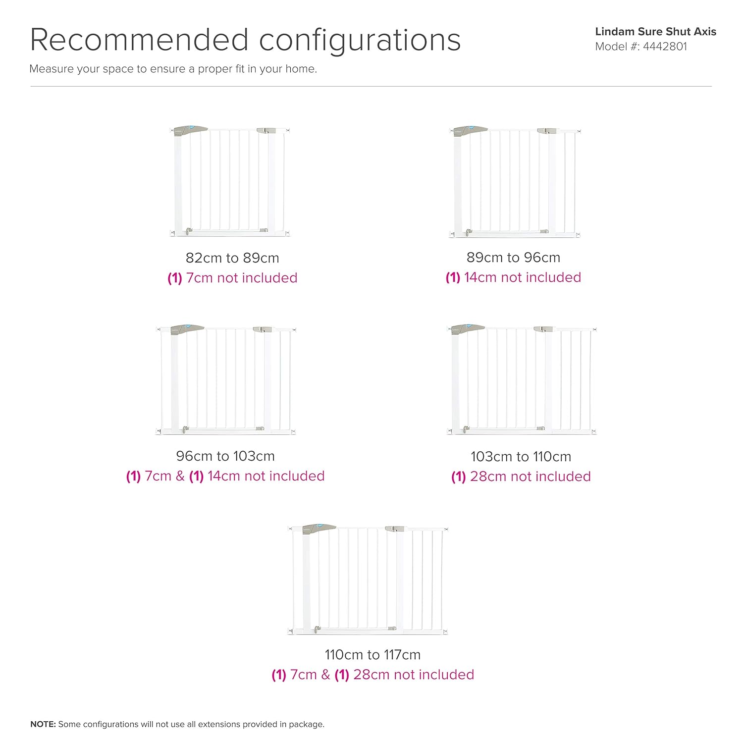 lindam sure shut axis pressure fit safety gate