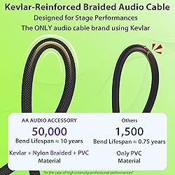 50 ft Guitar Cable, 20AWG 99.99% OFC - A Must for