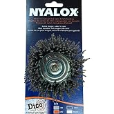 Dico Products 7200005 Nylox Cup Brush 21/2" 80 Grit, Grey