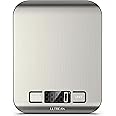Ultrean Digital Kitchen Scale,Mechanical Cooking Scales Weight Grams and Ounces for Baking Cooking and Meal Prep, 5 Units with Tare Function, 15kg/33lb (Batteries Included)