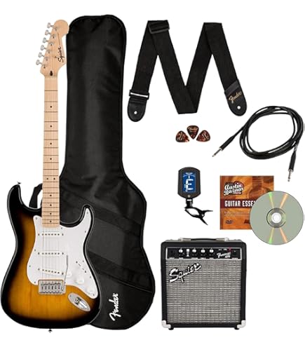 Amazon.com: Squier Affinity Series Stratocaster Packs Electric
