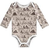 CHUROUSY Unisex Baby Bodysuit Long Sleeve Newborn Infant Outfit Soft Cotton Romper Baby Clothes for Boy Girl 0-24 Months