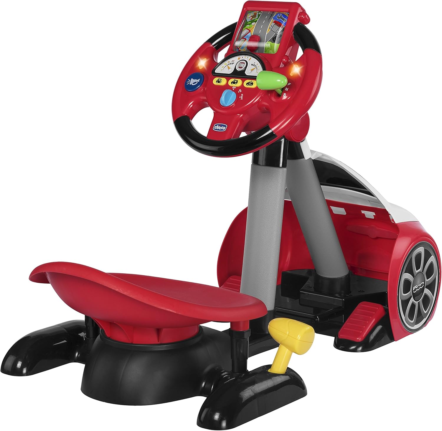 Chicco Fiat 500 Driver Simulateur De Conduite Fiat 500 Amazon Fr Jeux Et Jouets