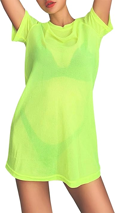 neon swimsuit cover up