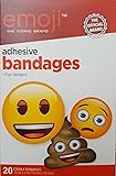 Emoji TM adhesive sterile bandages, 20ctrl
