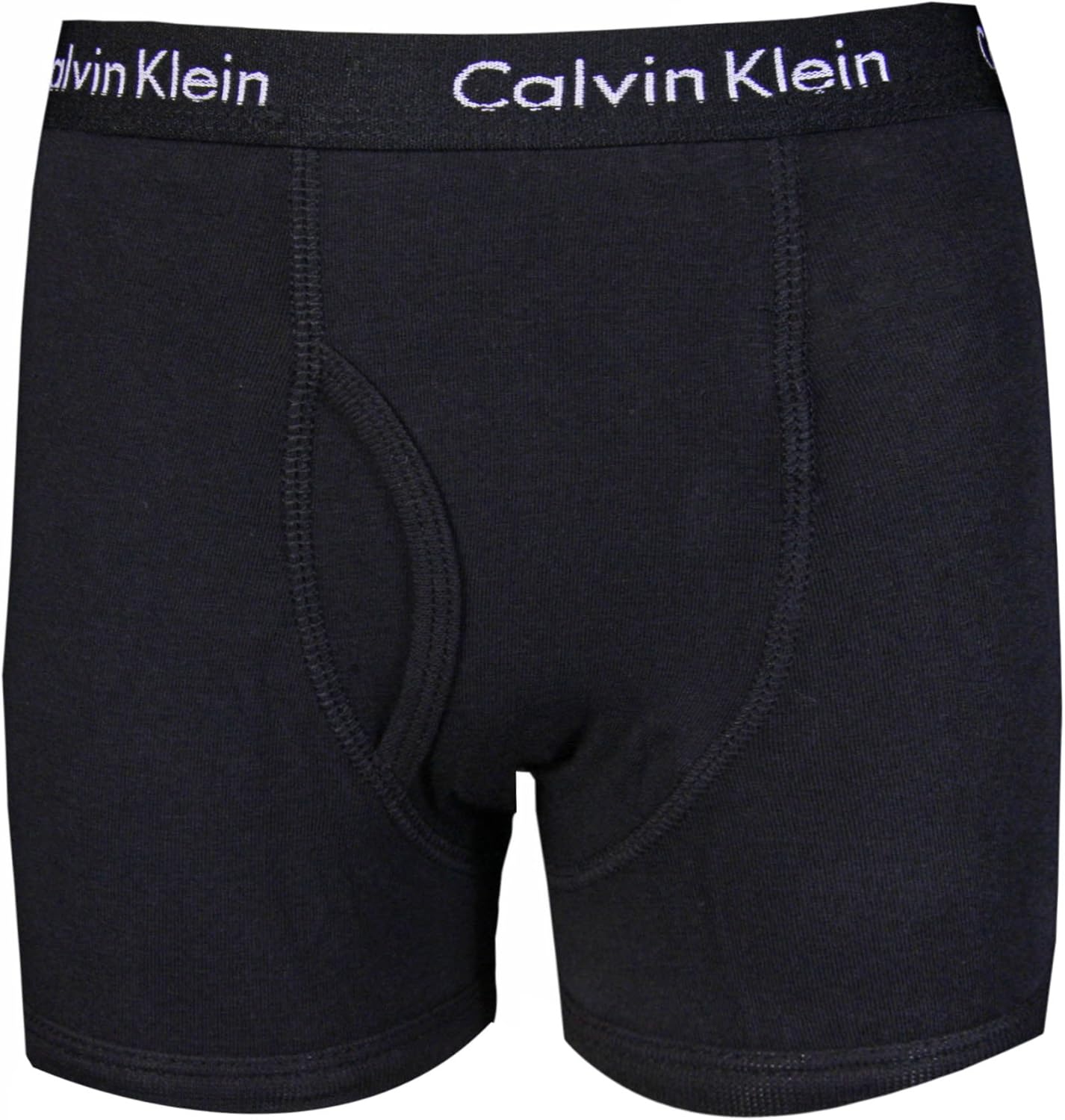 Calvin Klein Boys 2 Pack 365 Boxer Briefs U5615K Black Ages 4 to 5