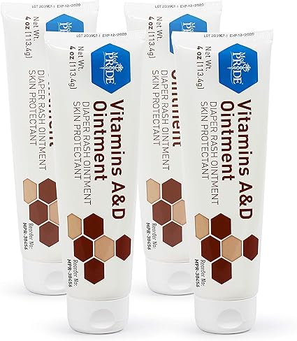 Med Pride La Vitamine A D Rash Pommade Couches Creme Protectrice Pour Peau Sensible De Bebe Tube 4 4 Oz Paquet Lanoline Vaseline Formula Amazon Fr Bebes Puericulture