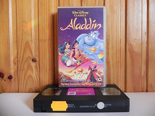 Amazon Com Aladdin Vhs Scott Weinger Robin Williams Linda Larkin Jonathan Freeman Frank Welker Gilbert Gottfried Douglas Seale Charlie Adler Jack Angel Corey Burton Philip L Clarke Jim Cummings John Musker Ron Clements