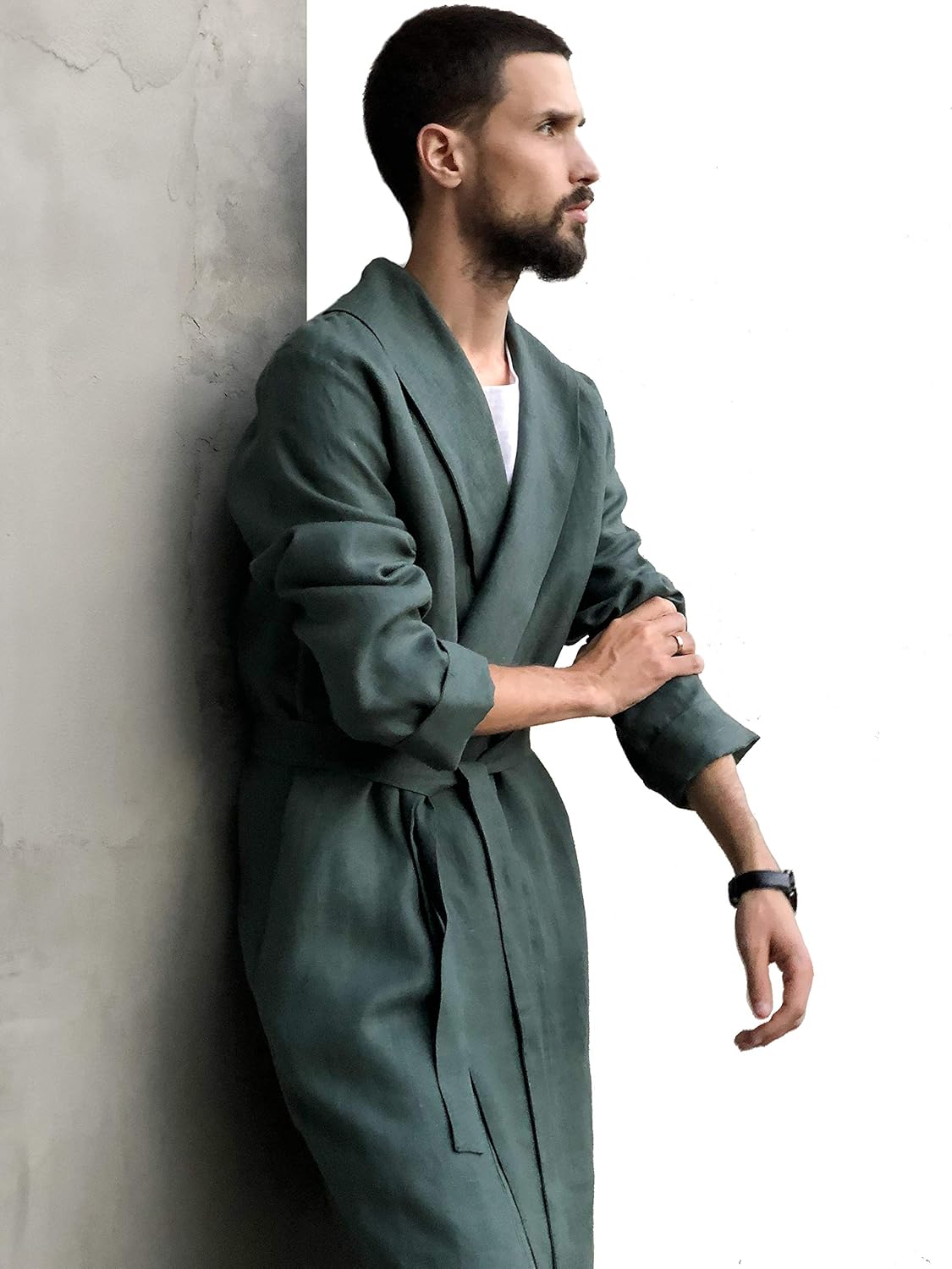 BlackFicus Linen Bathrobe in a Variety 